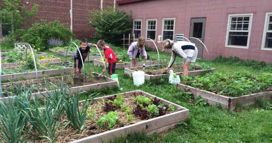 How School Gardens Reconnect Kids With Food